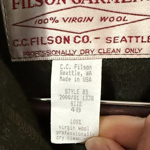 Filson Dark Green Shirt Jacket - Picture 11 of 11